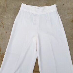 NWT high waist full leg cropped pants